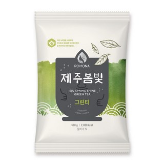 포모나 제주 봄빛 그린티 파우더, 2개, 500g, 1개입