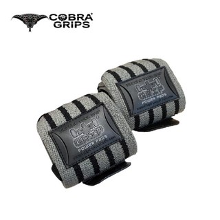 CG【Cobra Grips】美國眼鏡蛇健身拉力帶 助力帶 握力帶, 1個, CG專業護腕 灰黑色 18吋/45cm, 灰黑色