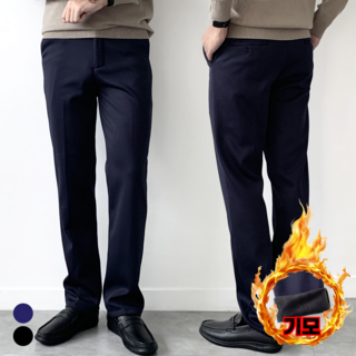 [구김적은] 핏노블 남자 기모 스판 정장바지 겨울 슬랙스