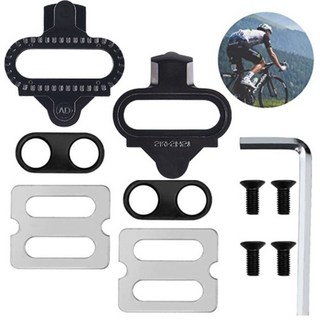 公路自行車鎖鞋鎖片通用型腳踏鎖片SPD騎行鎖踏夾板組騎行裝備, 套裝一,均碼, 1個