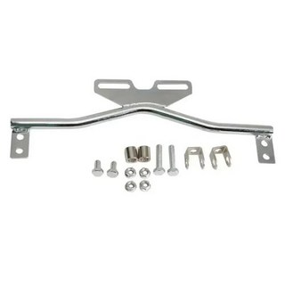 혼다야마하가와사키스즈키Triump카페레이서 용 안개등 램프 전면 마운트 홀더 통과하는 범용 12V 오토바이 헤드 라이트, 1 Bracket, 1개