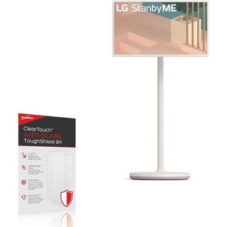 BoxWave 화면 보호필름 LG 27인치 클래스 StandbyMe 포터블 모니터 27ART10AKPL 호환 투명터치 반사방지 강력쉴드 9H 2개 세트 강력 유연 필름, BoxWave 화면 보호필름 LG 27인치 클래스 St