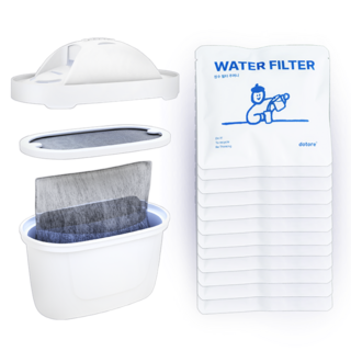 재사용 가능한 도토리필터 재구매 고객용 [브리타 정수기 막스트라 필터 호환], 12개월분(본품1개 증정)