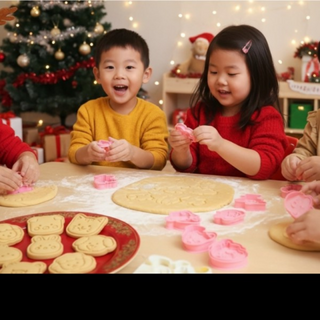 홈엔모어 크리스마스 어린이집인기 샌드위치틀, 1개, 러블리동물들