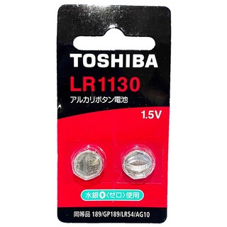 東芝 TOSHIBA 水銀電池 LR1130 LR41 LR44 鈕扣電池 小電池 雷射筆電池, 1個