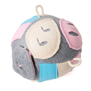 PAPEEDOG패피독 애견 놀이볼 훈련용 노즈워크 간식숨기기장난감 플레잉볼, 핑크, 17X17CM