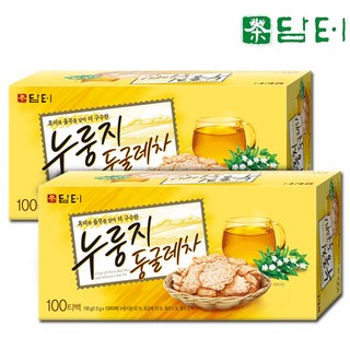 담터 누룽지 둥굴레차 100T 둥글레차, 1.5g, 100개입, 2개