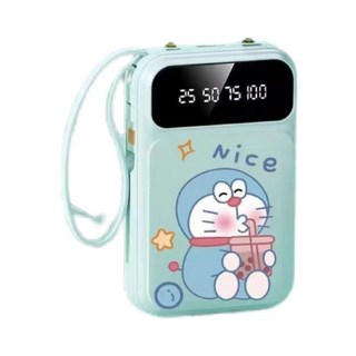 限時熱賣 在臺有貨充電寶自帶4線20000毫安大容量小巧快充手機通用便攜移動電源耐用, 史迪仔【標配基礎電芯】提速999%,10000毫安