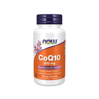 NOW Foods CoQ10 200mg素食膠囊, 60顆, 1罐