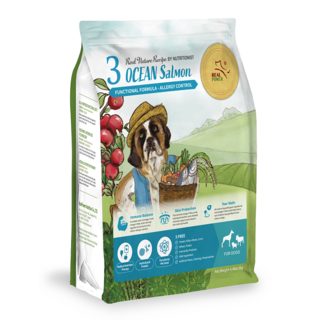 瑞威 Real Power 全齡犬 舒敏護膚配方 3號 海洋魚貝 乾糧, 2kg, 1個, 混合口味