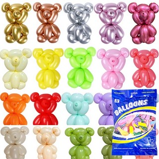 벌룬 요술풍선 100개 1봉지 KC인증 신규브랜드풍선 고품질 저가형 수입 260 실내 장식 홈파티 생일 레트로, 1개, 벌룬 형광핑크