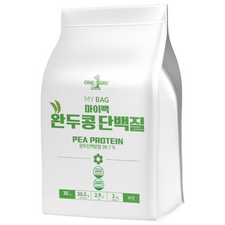 원데이뉴트리션 마이백 완두콩 단백질, 2kg, 1개