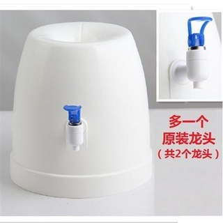 簡易飲水機臺式桶裝水支架純淨水礦泉水大桶架子手壓式抽水壓水器, 簡易飲水機+一個備用水嘴(共2個), 1個