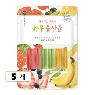 네츄럴코어 하루유산균 강아지 간식 혼합형 12p, 과일 혼합, 72g, 5개