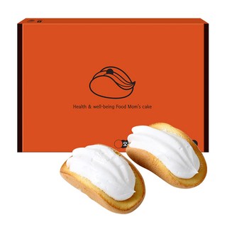 청주오믈렛 오리지널 달콤한 크림 듬뿍 명물 수제 디저트 맘스케이크 크림빵, 12개, 18g