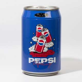 펩시 자동센서 휴지통 노터치 스마트 모션 쓰레기통, 9L, 블루