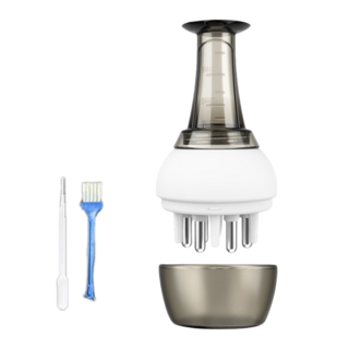 1/1+1 도포기 마사지 2in1/ 거품형 바르는약 사용자용 도포용기, 1개, 흰색