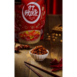 【玖食柒食堂】原味、辣味川式油滷系列_油滷櫻桃鴨翅、油滷鴨舌、油滷花生、油滷薄豆干、油滷鳳爪；嘴饞必備品, 1個, 香辣花生