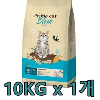 뉴트리나 프라임캣 블루 10kg 고양이사료, 1개, 닭