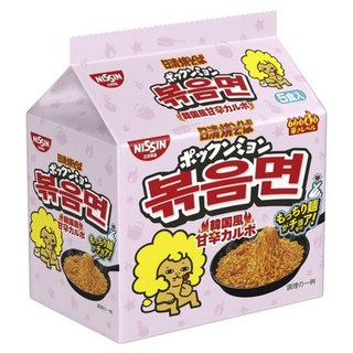 NISSIN 日清 韓式甜辣炒麵 5包入 500g, 1袋