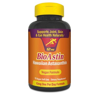 Bioastin 夏威夷蝦紅素素食軟膠囊 12mg, 75顆, 1罐