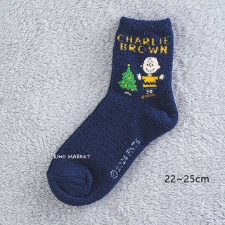 韓國大創 Daiso 史努比 韓國製 保暖襪 冬季 睡眠襪 珊瑚絨 可愛 加厚 中筒襪
