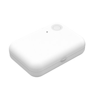 ibits WP1320 智能藥盒 分隔收納 智能定時提醒 蜂鳴器 一鍵靜音 便攜 環保ABS材質, 白色, 1個