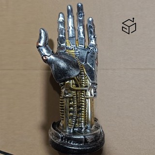 YiZE 臺灣出貨 超低價賽博朋剋機械手工藝擺件 XBOX Switch遊戲手柄桌面支架, 左手