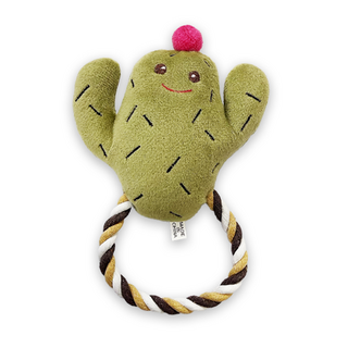 렛츠도기 강아지 반려견 삑삑이 장난감 모음, 1개, 선인장로프