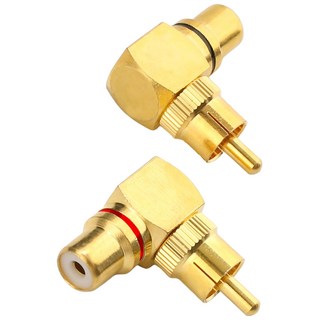 RCA轉接頭 公對母 M184, 1個, 無