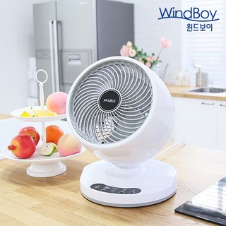 스팀보이탁상용선풍기 미니 써큘레이터 소형 충전식 캠핑 책상 사무실 유선, 그레이
