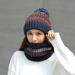 베스티 넥워머 털모자 세트 네이비겨울 방한모자