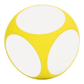 可擦寫白板骰子 - 兒童益智玩具 創意書寫骰子 可重複使用, 白色, 1個