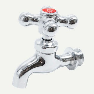 비욘드퍼니싱 국내생산 왕분리형 십자 커플링 가로 수도꼭지 KC, 1개