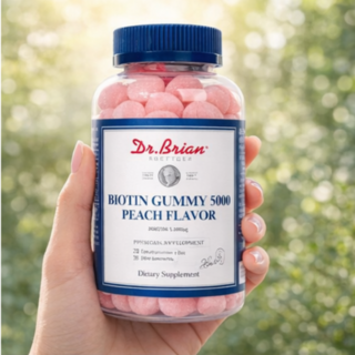 닥터브라이언 비오틴 구미 5000 피치 플레이버, 100정, 1개