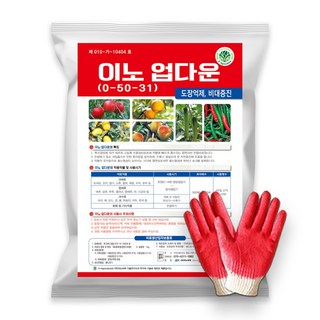 산들마켓 이노업다운 1kg 인산 가리 망간 도장억제 비대 증진 꽃눈 빠른 흡수 고농축 수용성 4종 복합비료, 1개