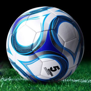 正品足球中小學生兒童球操校園足球3號4號5號成人青少年訓練用球, 3號黃底橢圓花紋款,足球+網兜+2球針, 1個