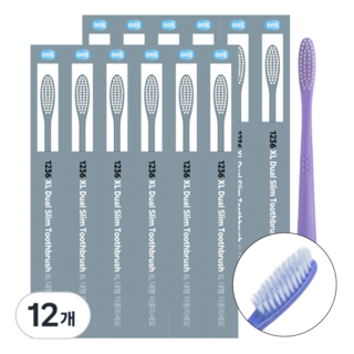 ODX 오디엑스 치과칫솔 1236 XL 대형 대왕 이중미세모 칫솔, 12개, 1개입
