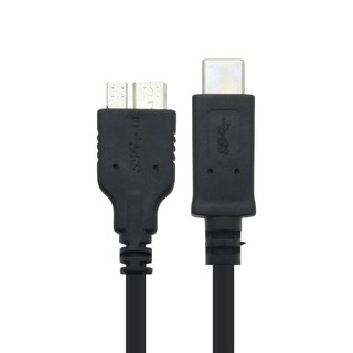 Coms USB C타입 to 3.0 Micro B 1M 케이블 BT424, 1개