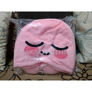 Kakao friends Apeach 屁桃 連帽頸枕, 睡覺桃子
