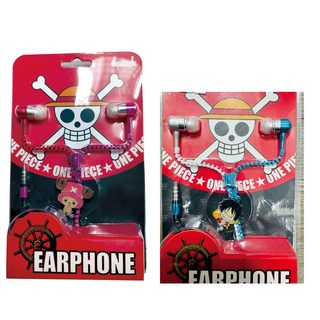 OneMagic 海賊王動漫主題耳機，入耳式高音質耳機，內置麥克風，多款可選, 魯夫, 海賊王