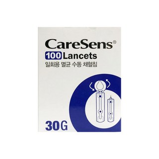 케어센스 채혈침 란셋침 30G 100매, 3개
