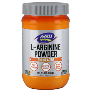 NOW Foods 左旋精胺酸粉, 454g, 1個