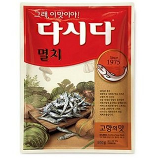 CJ제일제당 감칠맛 요리비법 멸치 다시다 500g, 1개