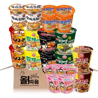 소컵라면 8종 16입 6호세트(너구리2+안성탕면2+쇠고기미역국2+불닭볶음면2+삼양라면2+참깨라면2+까르보불닭2+진짬뽕2)