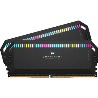 CORSAIR DOMINATION RGB DDR5 RAM 32GB 2x16GB 5600MHz CL36 인텔 XMP iCUE 호환 컴퓨터 메모리 블랙 CMT32GX5M2B5600, 64GB (2x32GB)_Black, 2개