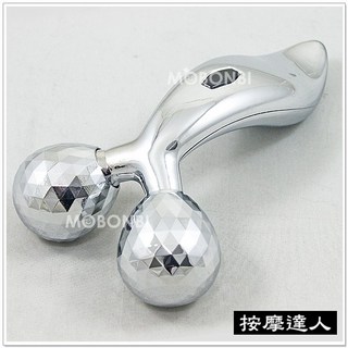 摩邦比3D鑽石按摩器 小臉神器 瘦臉神器 身體按摩 3D滾輪按摩器 XC-206, 1個