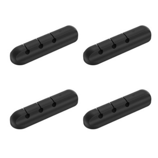 부착식 케이블 정리 홀더 3구, 20개