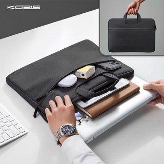 코지스 노트북파우치 노트북가방, 블랙, 1개