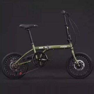 텐바이크 올라운딩 접이식 자전거 튼튼한 미니벨로 휴대용 16인치 20인치 시마노 7단, 1개, 145cm, 올리브그린16인치